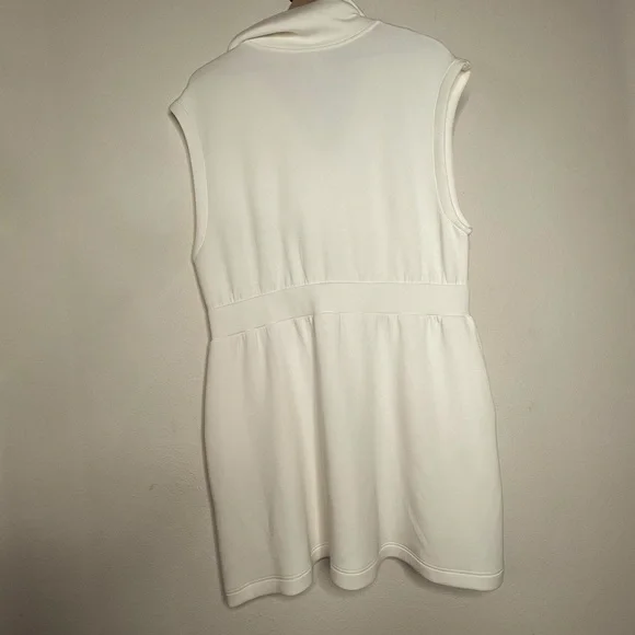 Varley Rosannah Zip Dress in Egret, size XL NWT - Picture 5 of 6